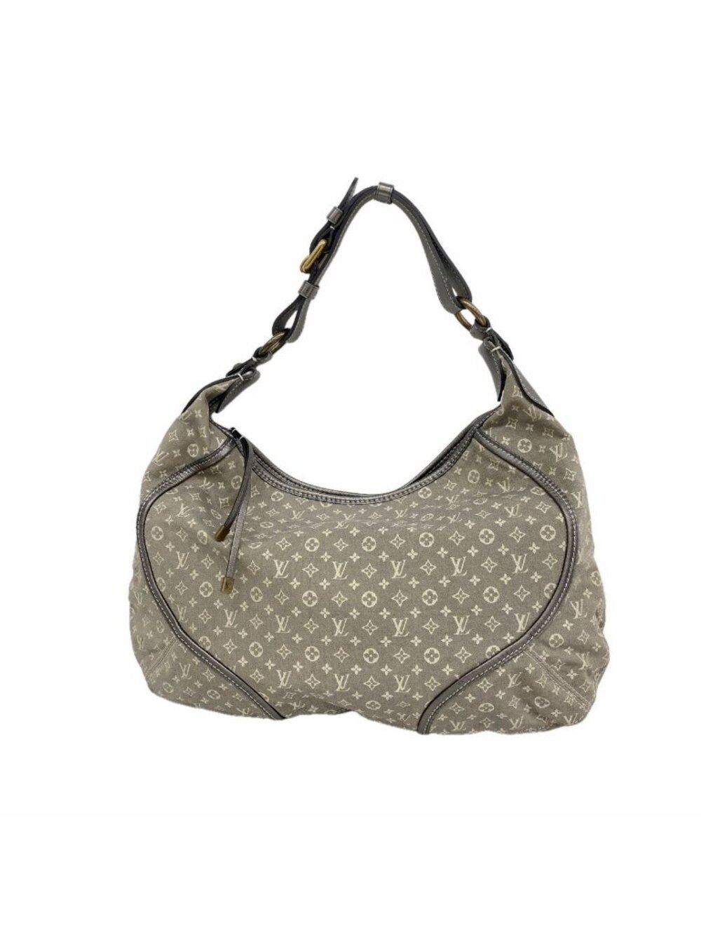 Louis Vuitton Shoulder Bag Monogram Mini Lin Manon MM Platine